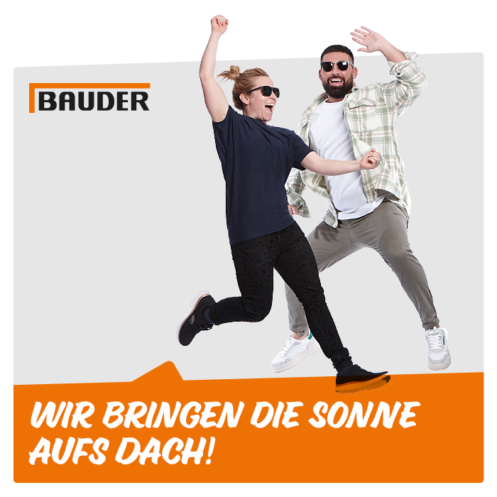 Personenbilder, begleitet von passenden und kreativen Slogans der Bauder-HR-Kampagne.