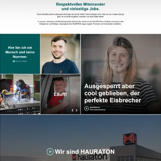Hauraton HR-Erlebnis-Website